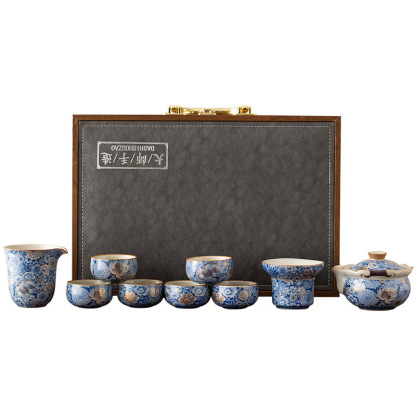 繁花大套裝禮盒裝套裝茶具套裝