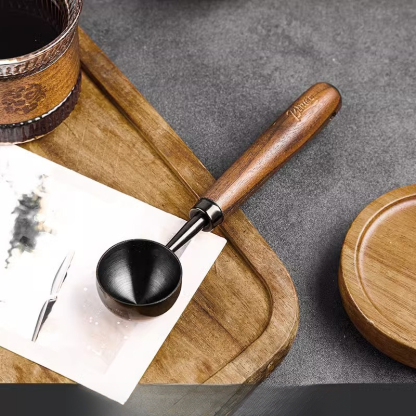 胡桃木咖啡粉量勺