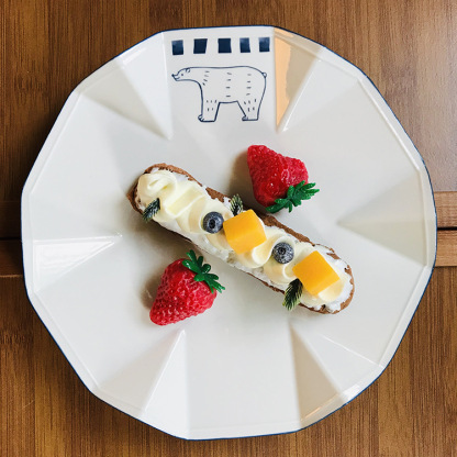 日式北極熊餐具卡通浮雕