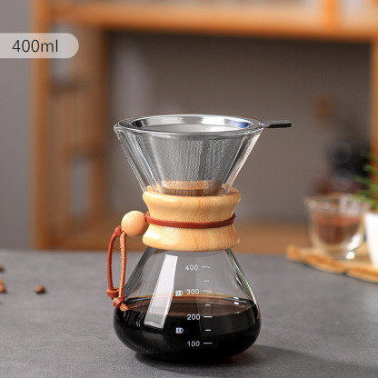 高硼硅玻璃過濾網便捷式手沖壺