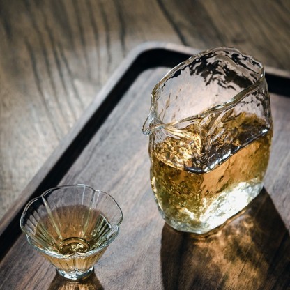 創意方磚公道杯分茶器