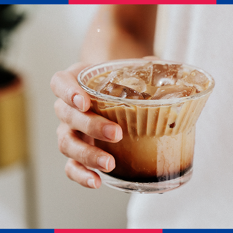 花朵創意咖啡杯玻璃杯家用威士忌杯