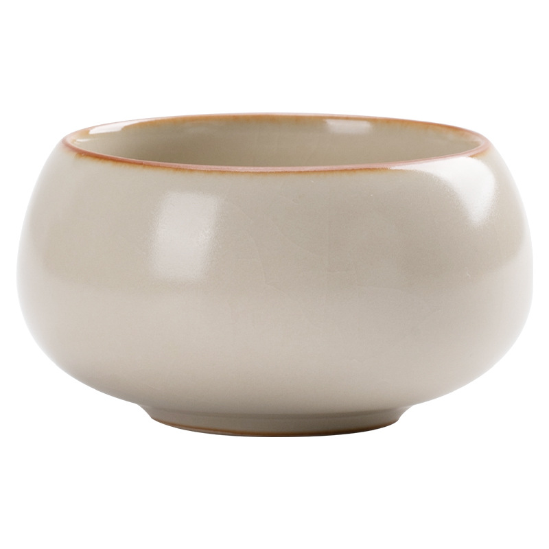 米黃品茗杯羅漢杯