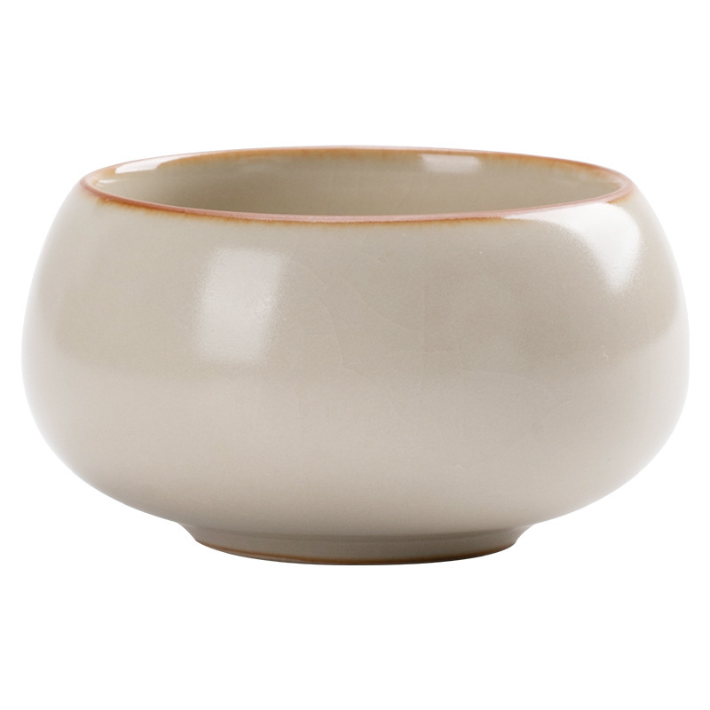 米黃品茗杯羅漢杯