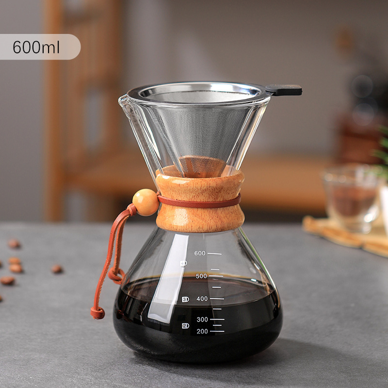 高硼硅玻璃過濾網便捷式手沖壺