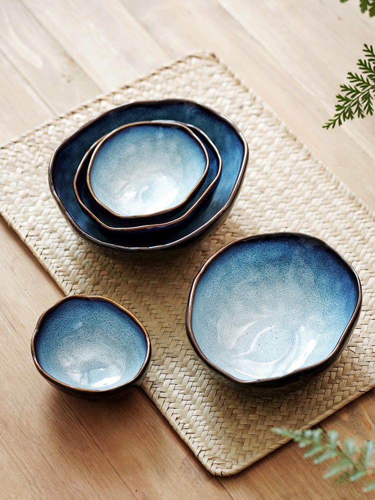 復古創意不規則碗