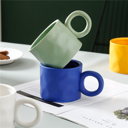 大容量克萊因藍陶瓷馬克杯