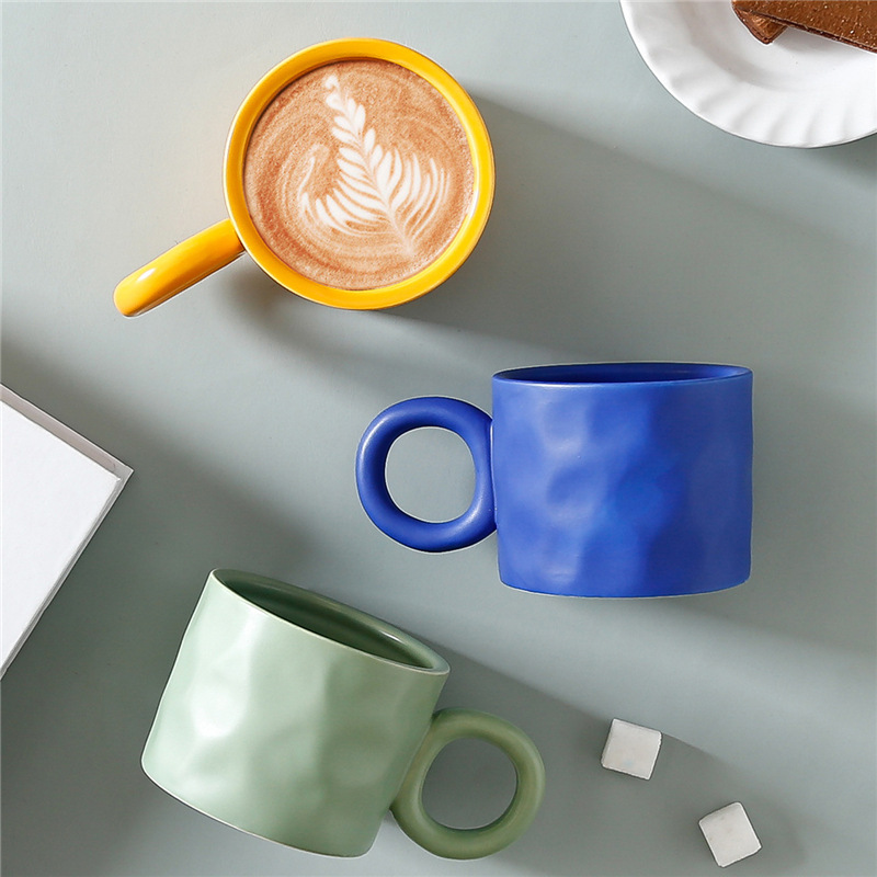 大容量克萊因藍陶瓷馬克杯