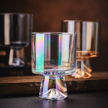 日式網紅雪山底玻璃咖啡杯