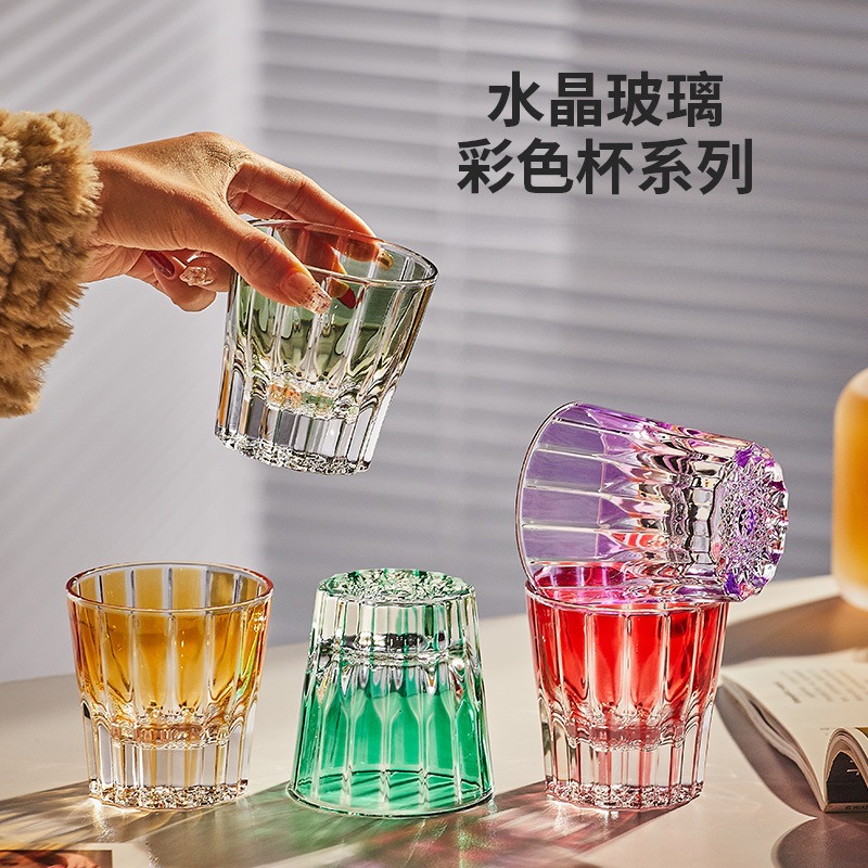 輕奢江戶切子家用玻璃杯