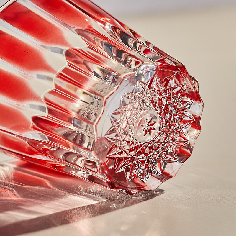 輕奢江戶切子家用玻璃杯