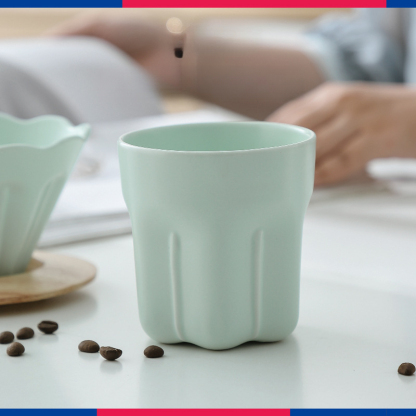 玉蘭花瓣手衝咖啡陶瓷套裝