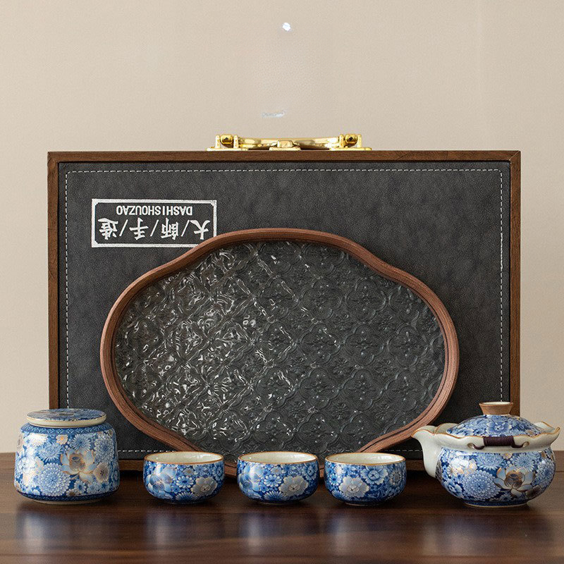 繁花套裝茶葉禮盒裝高檔伴手禮禮品盒