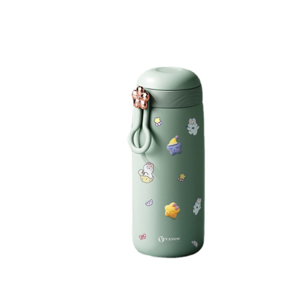 花語莫蘭迪色隨行保溫杯