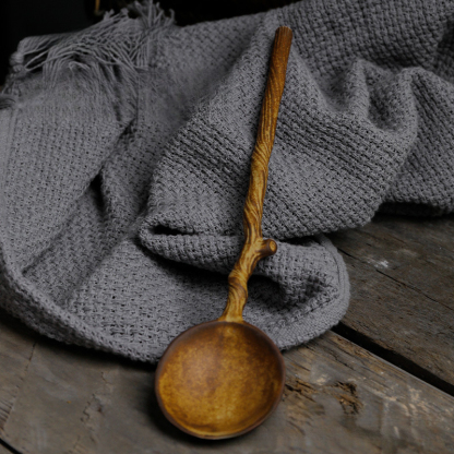 復古陶瓷創意樹枝陶瓷長柄咖啡攪拌勺