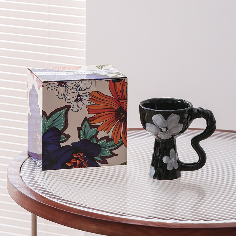 創意陶瓷高腳杯