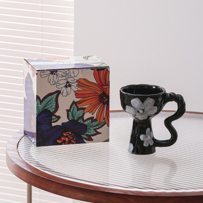 創意陶瓷高腳杯