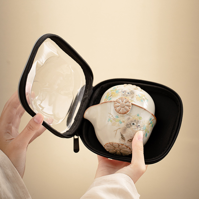 功夫旅行茶具快客杯套裝