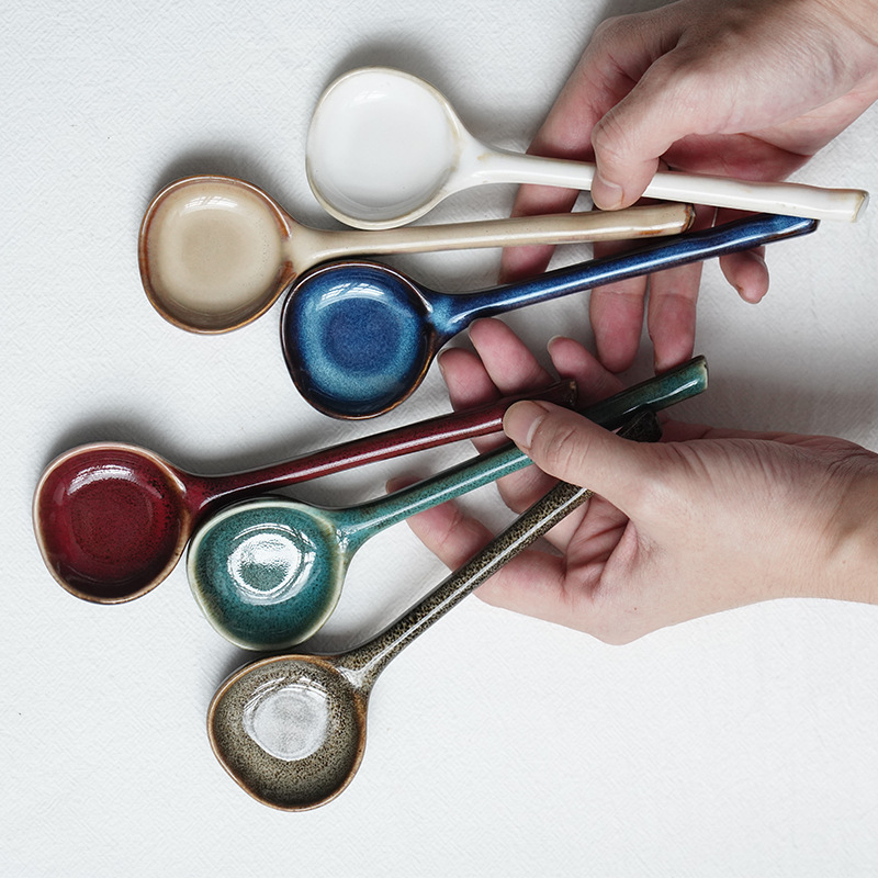 家用創意窯變小湯勺