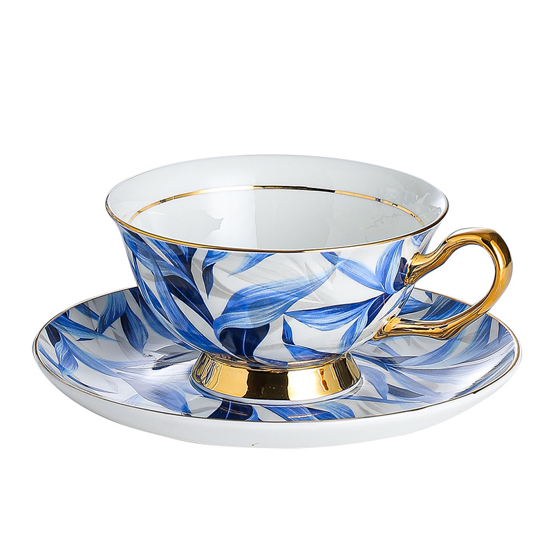 高顏值輕奢咖啡杯骨瓷套裝