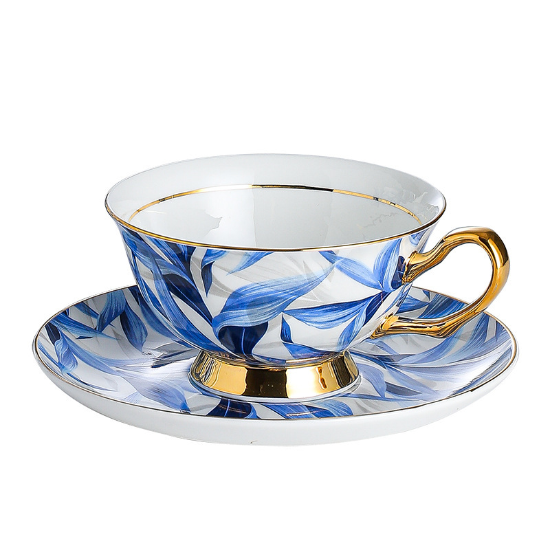 高顏值輕奢咖啡杯骨瓷套裝