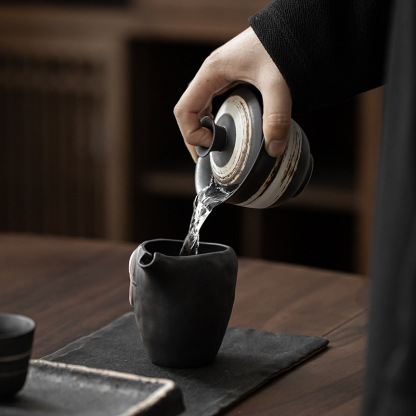 侘寂風二才蓋碗泡茶器