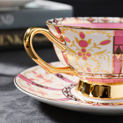 高檔精緻輕奢歐式咖啡杯碟套裝