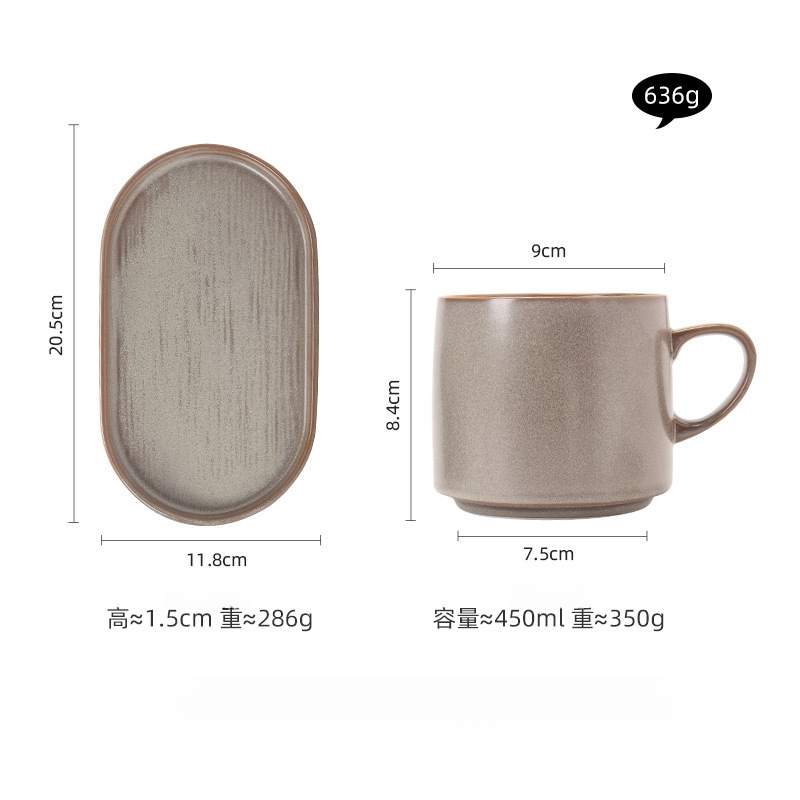 精緻早餐馬克杯水果盤