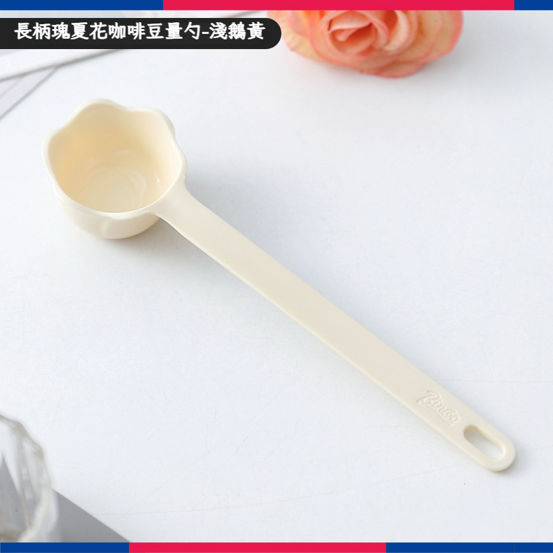 瑰夏花咖啡豆量勺