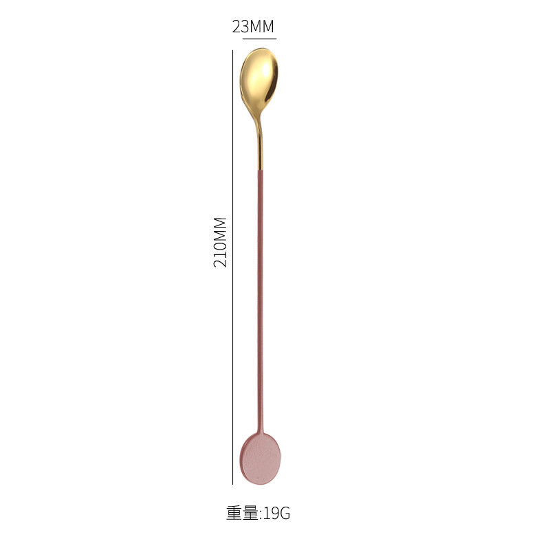 創意長柄咖啡攪拌勺甜品勺