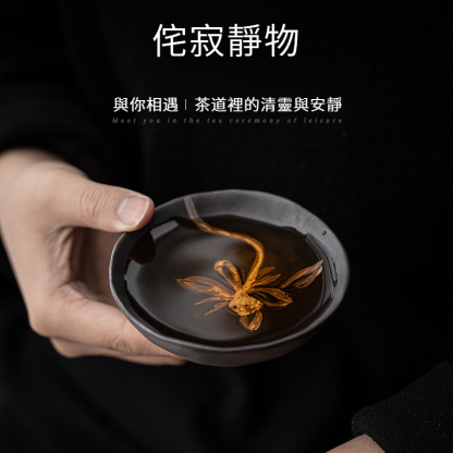 侘寂風手工陶瓷蓮蓬杯