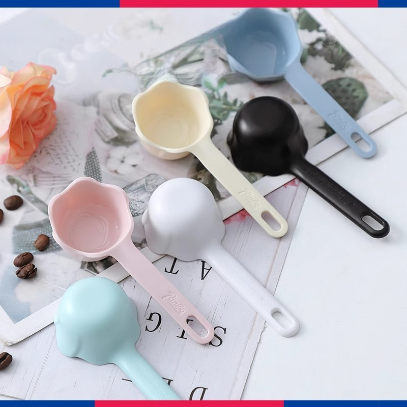 瑰夏花咖啡豆量勺