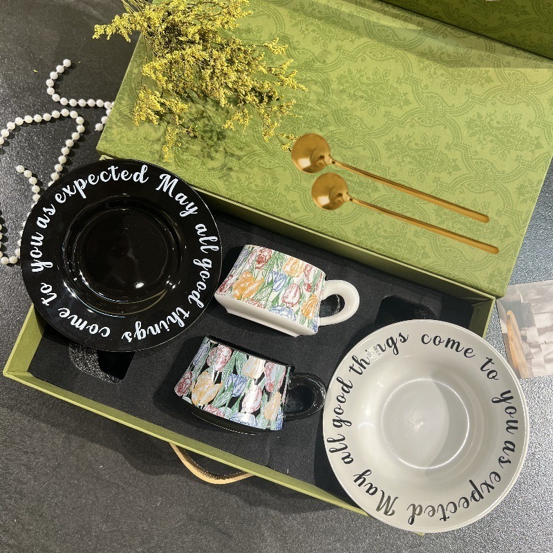 花園禮盒系列咖啡杯碟套裝