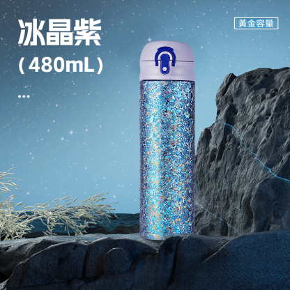 鈦杯內外純鈦彈跳保溫杯子