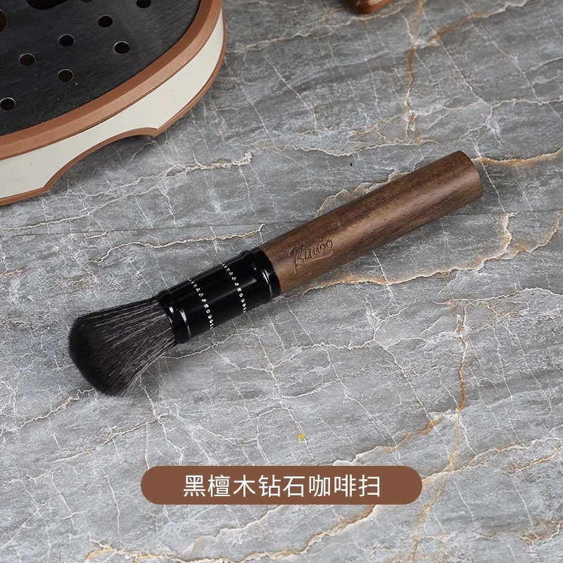 咖啡毛刷磨豆機清理刷木質桌面清潔筆刷軟毛沖煮頭清理刷子