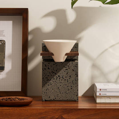 天然火山石咖啡滴漏過濾分享壺器具套裝