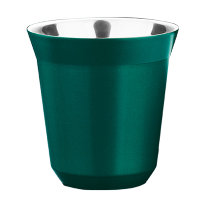 不鏽鋼雙層膠囊咖啡杯