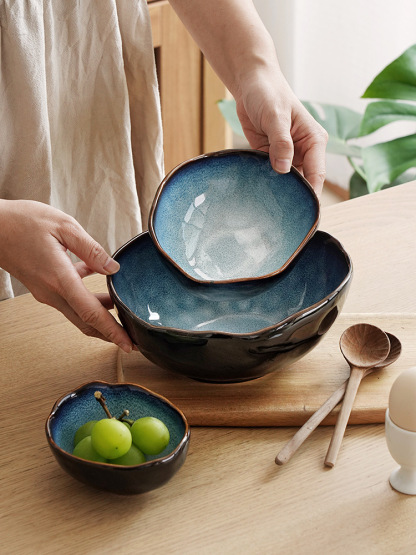 復古創意不規則碗