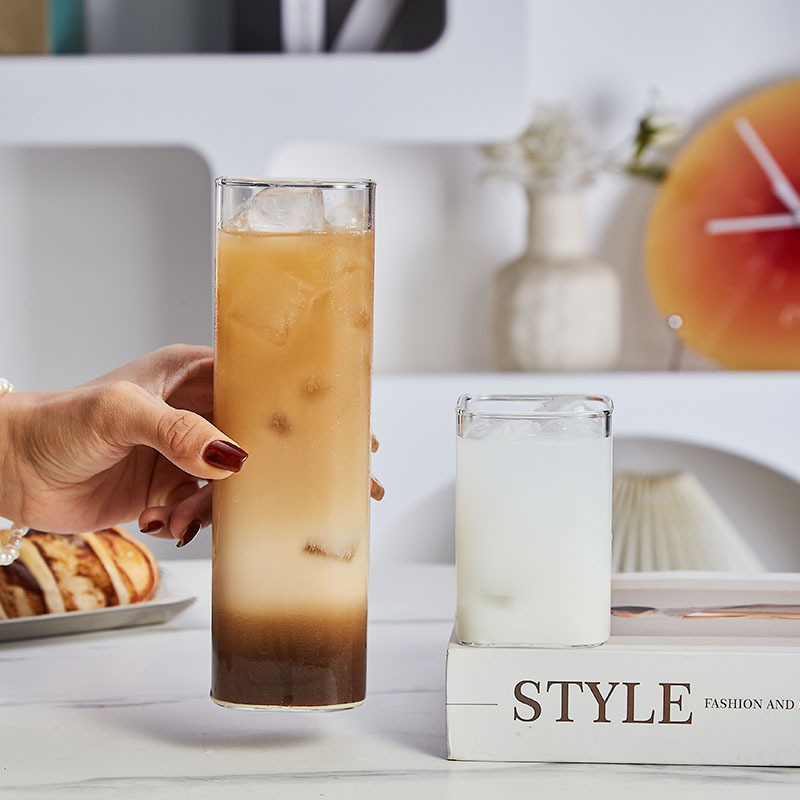 方形水杯果簡約氣泡酒杯