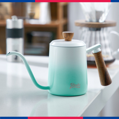 手沖咖啡壺細嘴掛耳壺木柄不銹鋼家用煮咖啡壺手磨咖啡機