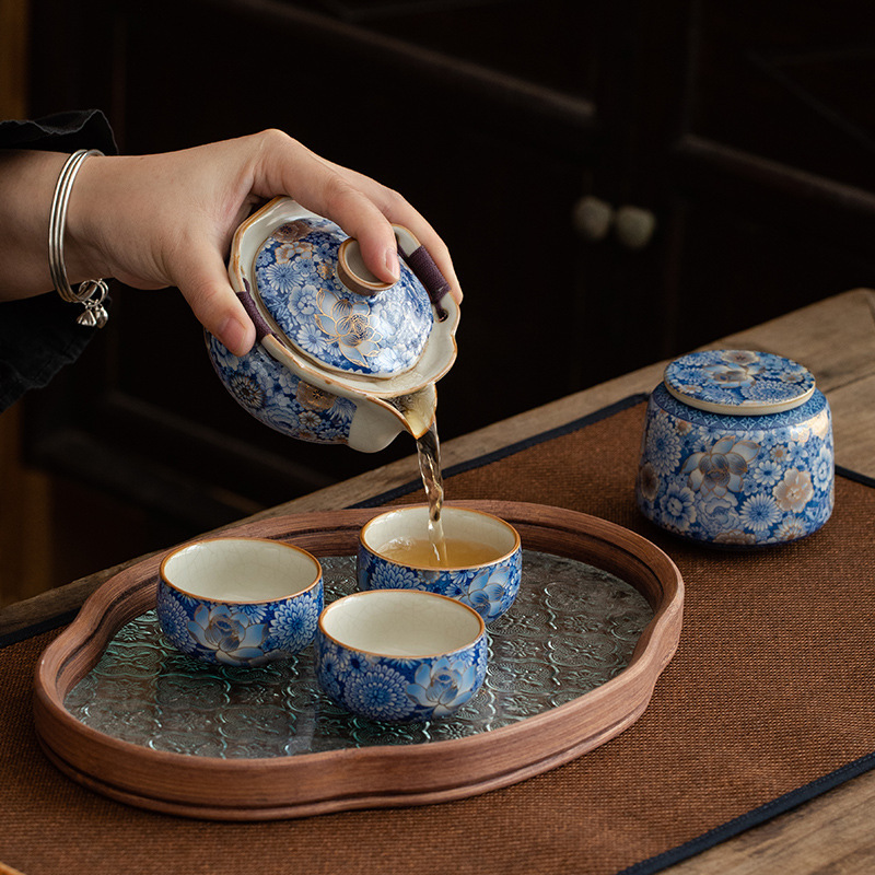 繁花套裝茶葉禮盒裝高檔伴手禮禮品盒