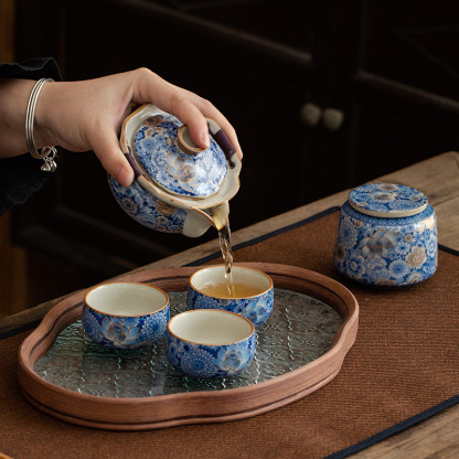 繁花套裝茶葉禮盒裝高檔伴手禮禮品盒