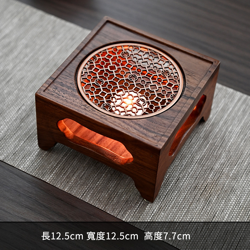 黑胡桃木溫茶爐