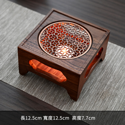黑胡桃木溫茶爐