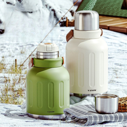 大容量不銹鋼泡茶戶外水壺保溫杯