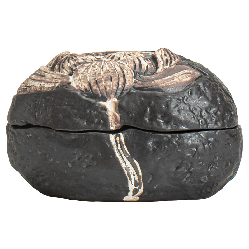 侘寂風手工盛蓮香爐