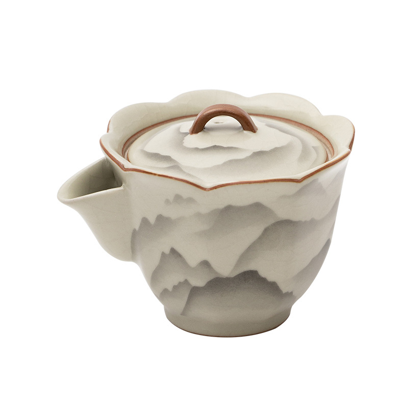 汝窯陶瓷手抓壺