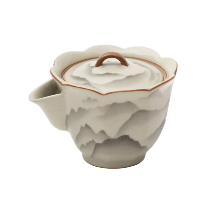 汝窯陶瓷手抓壺