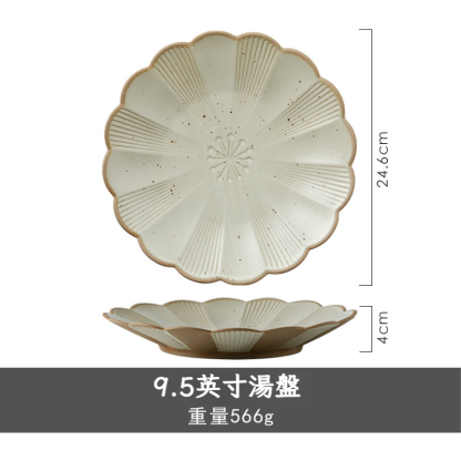 日式菊花系列餐具