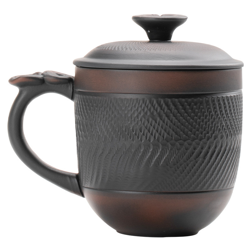 紫陶跳刀靈芝水杯